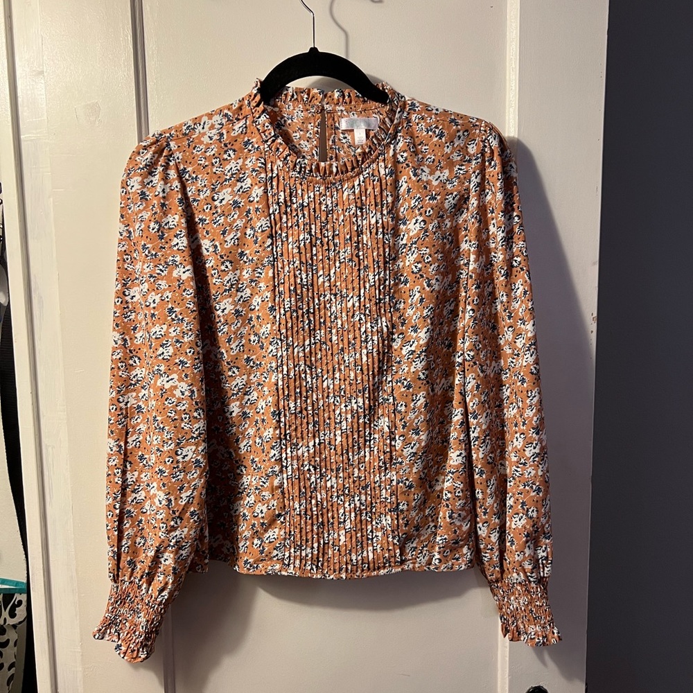 Abound Floral Long Sleeve Blouse